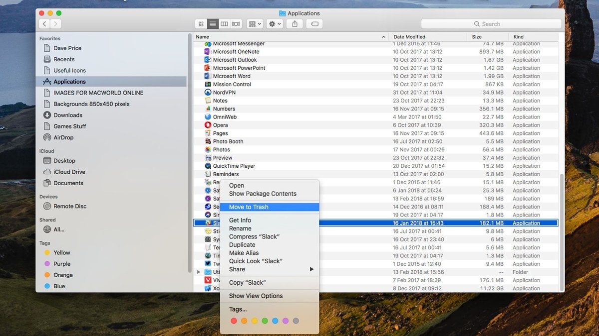 Mac deleting app does not remove associated files completely