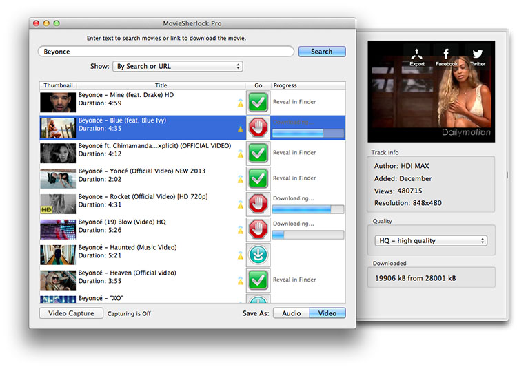 Dailymotion downloader app mac download